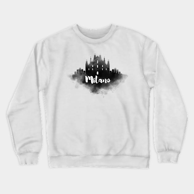 Milano watercolor Crewneck Sweatshirt by kursatunsal